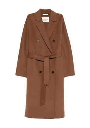 Marc O'Polo double-breasted belted coat - Brown