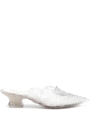 Y/Project x Melissa 50mm transparent mules - Neutrals