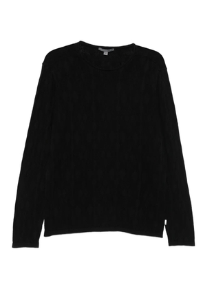 John Varvatos Brycen geometric-jacquard sweater - Black