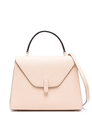 Valextra Iside pebbled-leather crossbody bag - Neutrals