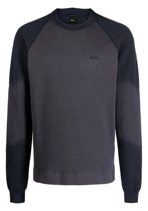BOSS Relka crew-neck sweatshirt - Grey