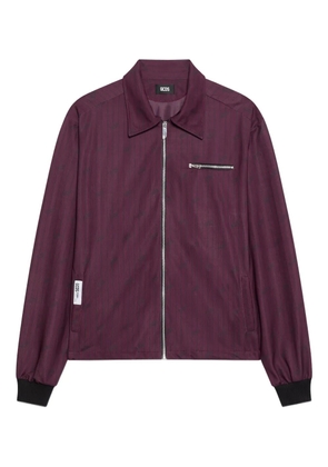 GCDS drop-shoulder jacket - Red
