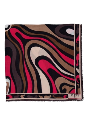 PUCCI Marmo-print scarf - Black