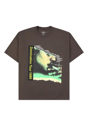 Pleasures Domination T-shirt - Brown