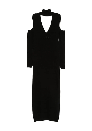 Akep knitted midi dress - Black
