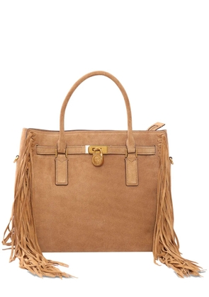 Michael Michael Kors small Hamilton Moderne fringed bag - Brown