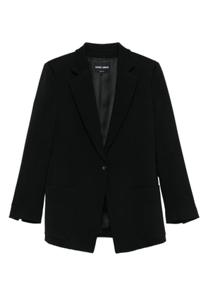 Giorgio Armani single-breasted blazer - Black