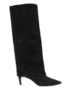 CARRANO 60mm suede knee-high boots - Black