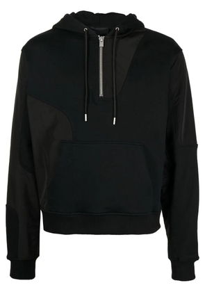 HELIOT EMIL half-zip cotton sweatshirt - Black