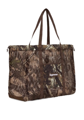 Supreme mesh tote bag - Brown