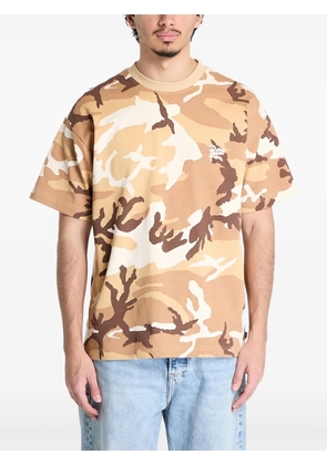 PATTA Woodland camouflage-pattern bark T-shirt - Neutrals