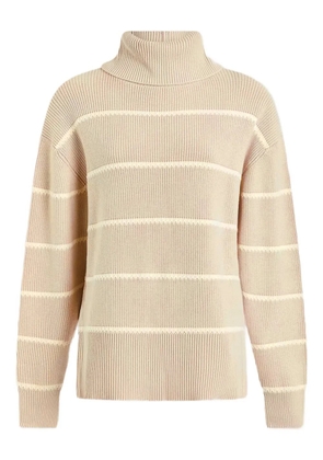 Varley ribbed-knit turtleneck sweater - Neutrals
