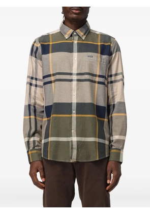 Barbour Dunnon checked pocket shirt - Neutrals