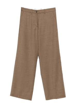 Nine In The Morning button-fastening trousers - Brown