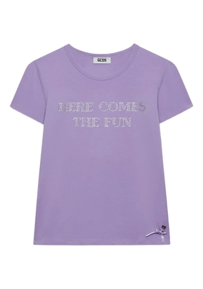 GCDS Polly Pocket Bling T-shirt - Purple
