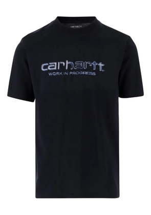 Carhartt WIP S/S Solar Chrome Script T-shirt - Blue
