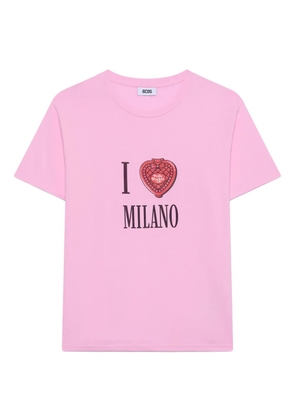 GCDS Polly Pocket Milano T-shirt - Pink