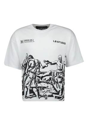 L8 Studio Socrate cotton T-shirt - White