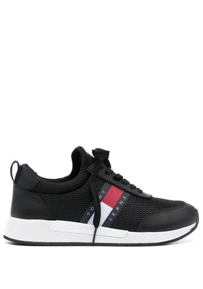 Tommy Jeans Flexi leather sneakers - Black