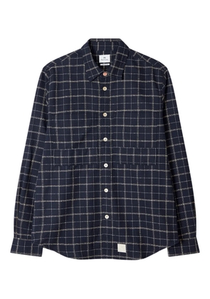 PS Paul Smith check pocket shirt - Blue