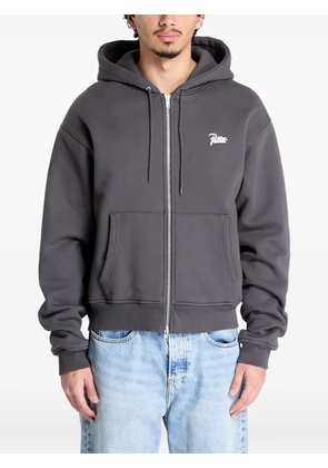 PATTA zip-fastening hoodie - Grey