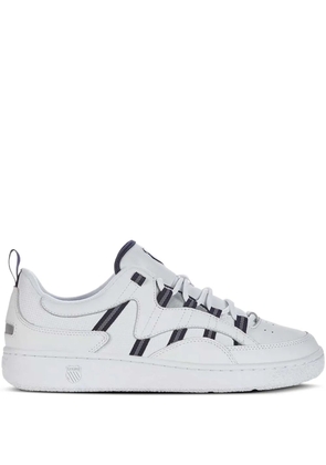 K-Swiss striped leather sneakers - White
