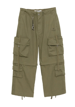 BAPE BLACK *A BATHING APE® cargo wide-leg trousers - Green
