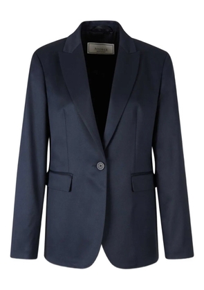 Peserico peak-lapel flap-pocket blazer - Blue