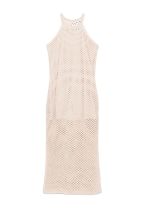 DKNY open-knit maxi dress - Neutrals