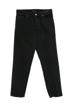 michael coal tappered-leg cotton jeans - Black