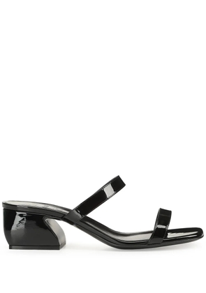 Sergio Rossi Si Rossi patent-leather sandals - Black