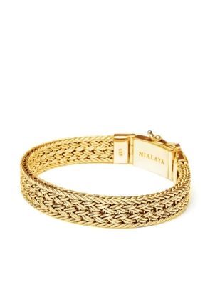 Nialaya Jewelry Braided chain bracelet - Gold