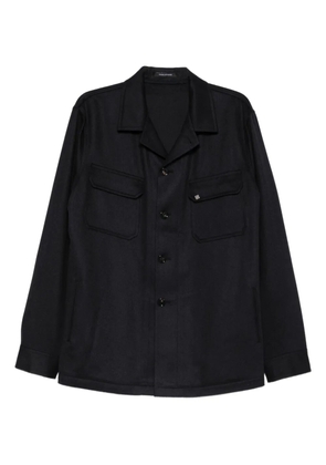 Tagliatore chest-pocket button shirt - Blue