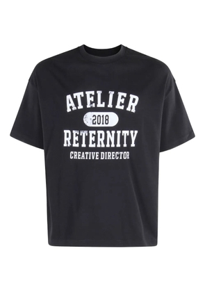 RETERNITY graphic-print T-shirt - Black