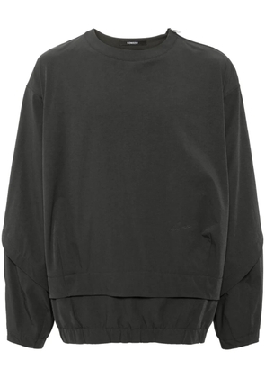 SONGZIO Underart layered sweatshirt - Grey
