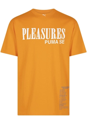 PUMA x Pleasures Typo cotton T-shirt - Orange