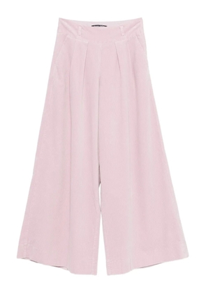 Hannes Roether pleated corduroy trousers - Pink