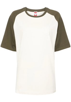 Ground Zero logo-print cotton T-shirt - Neutrals