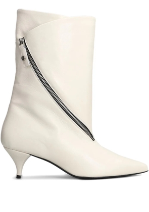 ALCHIMIA zip boots - Neutrals