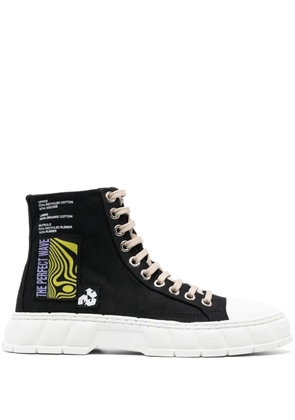 Virón 1982 Wave high-top sneakers - Black