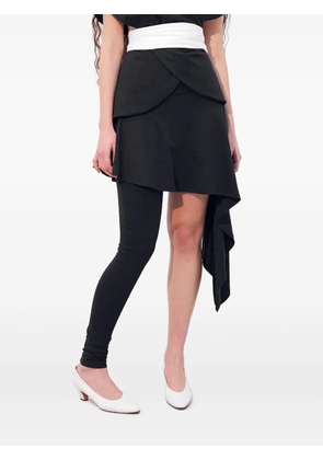 LAMIA LAGHA Nelken asymmetrical skirt - Black