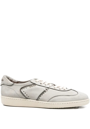 LEMARGO perforated-detail lace-up slippers - Grey