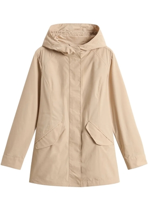 Woolrich hooded parka coat - Neutrals