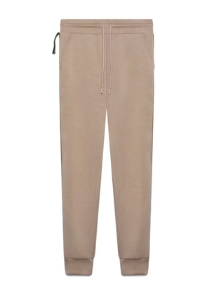 GCDS logo-tape scouba track pants - Neutrals