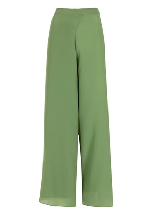Amir Slama silk palazzo pants - Green