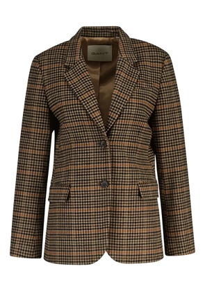 Gant houndstooth blazer - Brown