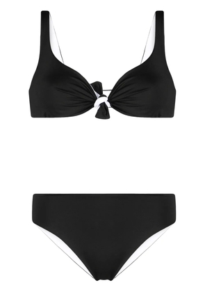 Fisico knot-detail bikini - Black