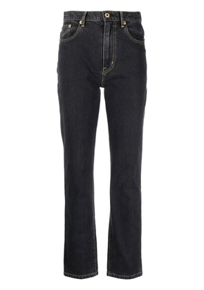 Kenzo logo-patch denim jeans - Black