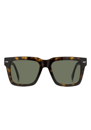 BOSS rectangle-frame sunglasses - Brown