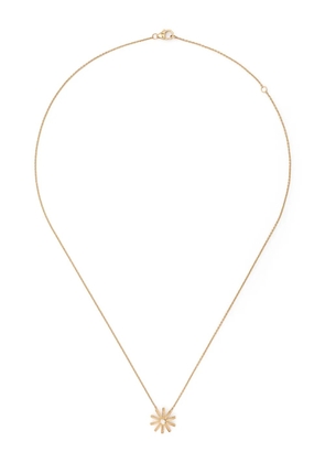 Harwell Godfrey 18kt yellow gold Tiny Sunflower diamond pendant necklace